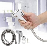 Kit de pulvérisateur de toilette pour bidet, Kit Bidet WC avec Douchette, Pulverisateur Bidet à Main ensemble G1/2in pulvérisateur de douche portable tête de pulvérisation