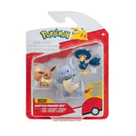 Pokémon PKW3895 Battle Figure Set - Eeve, Kramurx, Schillok, Official Figures Se