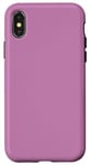 Coque pour iPhone X/XS Crocus Violet Rose