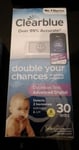 Clearblue Advanced ovulation Digital 30 Tests 1 Holder Double Your Chances 