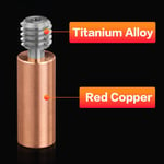 TA-Copper All Metal Stainless Steel Nipseyteko, gorge lisse en acier inoxydable, rupture chaleur, Filament 1.75mm avec alimentation à distance en PTFE, 4.1