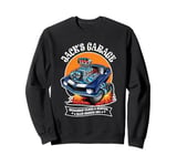 Jack's Garage Hotrod Classic Car Design for the Name Jack Sweatshirt