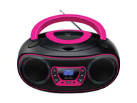 Cd-Radio Denver Tdb-212P Dab+, Dab, Fm Sort, Pink