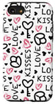 Coque pour iPhone SE (2020) / 7 / 8 Cœur de Saint-Valentin Love Kisses Hearts Lovers Valentines