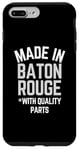 Coque pour iPhone 7 Plus/8 Plus Made In Baton rouge Slogan humoristique Born In Baton rouge