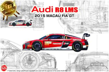 Nunu 1/24 Audi R8 LMS -2015 Macau FIA GT