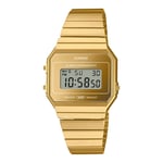 Unisex Wristwatch CASIO A700WEVG-79AEF Stainless Steel Golden Chrono Alarm