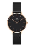 Petite 32 Ashfield Rg Black Gold Daniel Wellington