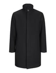 JACK & JONES Jprblawilson Wool Coat Sn Manteau, Noir, M Homme