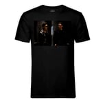 T-Shirt Homme Col Rond Matrix Keanu Reeves Carrie Anne Moss Film Action Cinema