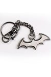 Batman Metal Key Ring Black Logo Noble Collection