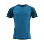 Devold Running Merino 130 Løpetrøye Herre Blue, S