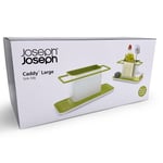 Joseph Joseph Caddy Sink Tiddy Brush Storage Organiser Drainer Large White/Green