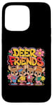 Coque pour iPhone 15 Pro Max Design Deer Friends Kids – Animaux adorables