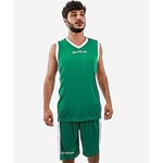 givova Power Tenue de Basket, Homme, Power, Multicolore (Verde/Bianco)