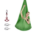 YANGHUI Yoga Hammock, Aerial Yoga Swing Set, Ultra Strong Antigravity Yoga Hammock/Sling/Inversion Tool for Gym Home Fitness，Suitable for Outdoor-4m