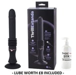 Thrill Extenda Thrusting Vibrator 8 Inch USB & WATERPROOF Suction Cup Sex Toy