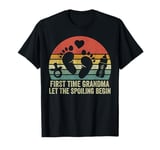 First Time Grandma Let the Spoiling Begin New 1st Time T-Shirt