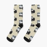 Chaussettes Taille Unique Toyota Troop Carrier 70 Series Nouveauté Fantaisie Motif Fou Équipage Décontracté Pour Hommes Femmes