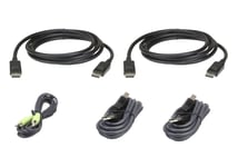 ATEN – Cable KIT DUAL DisplayPort 1.2 /USB/SP (2L-7D02UDPX5)