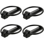 4x goupille clip noir diamètre 8mm x longueur 45mm acier tondeuse tracteur motoculteur remorque