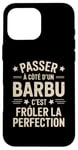 Coque pour iPhone 16 Pro Max Barbe Barbu Humour idée Cadeau Barbu Homme Père