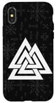 iPhone X/XS Viking Symbol Valknut with Celtic Runes - Classic Valknut Case