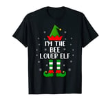 Matching Family Funny I'm The Bee Lover Elf Christmas T-Shirt