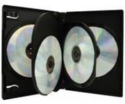 Boitier dvd noir pour 4 dvd pack 3