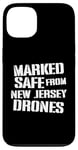 Coque pour iPhone 13 Marqué sûr des drones du New Jersey