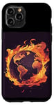 iPhone 11 Pro Cool World in Flames Costume for Boys and Girls Case