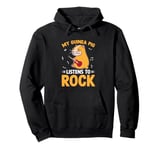 My Guinea Pigs Listen to Rock Music | Funny Pet Lover Design Pullover Hoodie