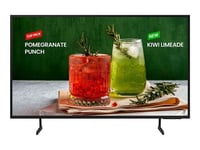 Samsung BE43D-H - Classe de diagonale 43" BED-H Series TV LCD rétro-éclairée par LED - Crystal UHD - signalisation numérique - Smart TV - Tizen OS - 4K UHD (2160p) 3840 x 2160 - HDR - Edge LED BLU - noir