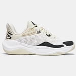 Chaussure de basket en daim Curry Splash 24 unisexe Blanc / Summit Blanc / Noir 40