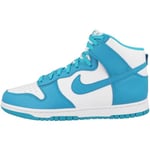 Nike Chaussures Homme Dunk High Retro Blanc Vaste Gris DD1399-100, Laser Bleu/Laser Blu-Blanc, 45 EU, Laser Bleu Laser Bleu Blanc, 45 EU