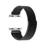 Milanese Loop-armband för Apple Watch 44mm 40mm 45mm 49mm 41mm 38mm 42mm 44mm Armband iWatch Series 9 3 6 5 SE 7 8 Ultra 2 Starlight - Svart black 38mm/40mm/41mm