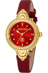 Montre Roberto Cavalli by FM RV1L203L0021 pour Femme Rouge en Acier