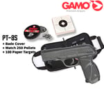 Gamo PT 85 4,5 mm. Ink. Fodral, 250 Match Pellets och 100 st tavlor