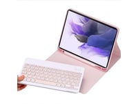 Strado Nettbrettetui Med Tastatur Til Samsung Galaxy Tab S7 Fe/ S7 Plus - Cfs7fe (Rosa) Universal