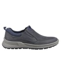 Hush Puppies Mens Arthur Slip-on Shoes (Navy) - Size UK 11