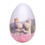 Moomin - Påskeegg metall 15 cm rosa sky