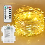 Uten Guirlandes Lumineuses, Rideaux Lumineux 10M 100 LED Guirlandes Fairy Lumineuses pour Noël Chambre Fête de Mariage Festival Anniversaire Jardin Patio Pelouse