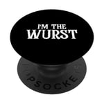 I'm The Wurst Humour sur les saucisses PopSockets PopGrip Adhésif