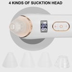 Blackhead Extractor Electric Pore Cleaner Blackhead Extractor Tool (White)