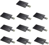 Lot de 10 clés USB 8 Go 16 Go Noir