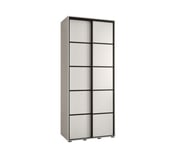 Armoire Davos 4 a portes coulissantes H. 235,2 x L. 100 x P. 45 2 portes