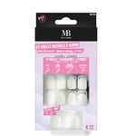 MB MILANO - Nail Art - Lot de 72 faux-ongles à vernir - Kit Tout en 1-12 tailles - Effet Naturel - 3 Longueurs Courts/Mi-Longs/Longs - Limitless Potential