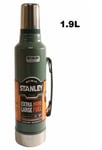 1.9L Green FLASK STANLEY STAINLESS STEEL VACUUM BOTTLE DRINKS  THERMOS XLARGE