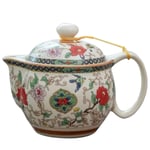 CLSMYLFB Ceramic Teapot 16 * 13Cm Hand-Painted Color Ceramic Teapot Handmade With Stainless Steel Filter Kettle Tea Set 350Ml