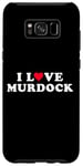 Galaxy S8+ I Love Murdock Matching Girlfriend & Boyfriend Murdock Name Case